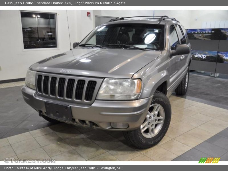 Bright Platinum Metallic / Agate 1999 Jeep Grand Cherokee Limited 4x4