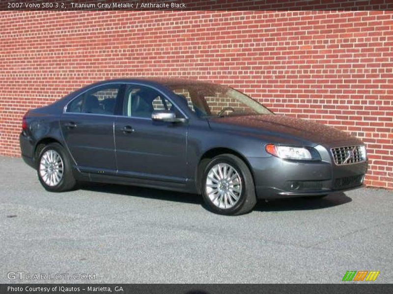 Titanium Gray Metallic / Anthracite Black 2007 Volvo S80 3.2