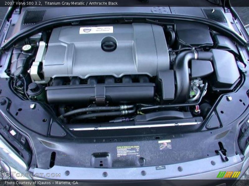Titanium Gray Metallic / Anthracite Black 2007 Volvo S80 3.2