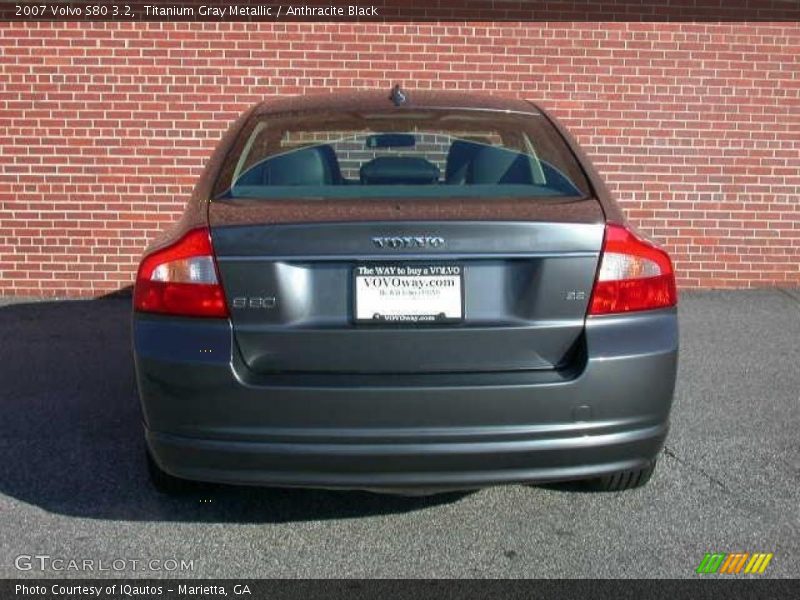 Titanium Gray Metallic / Anthracite Black 2007 Volvo S80 3.2