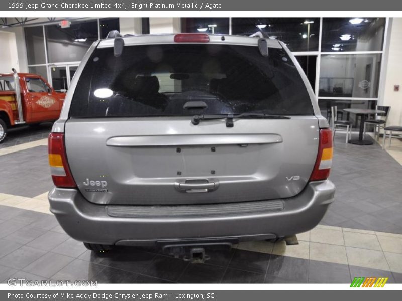 Bright Platinum Metallic / Agate 1999 Jeep Grand Cherokee Limited 4x4