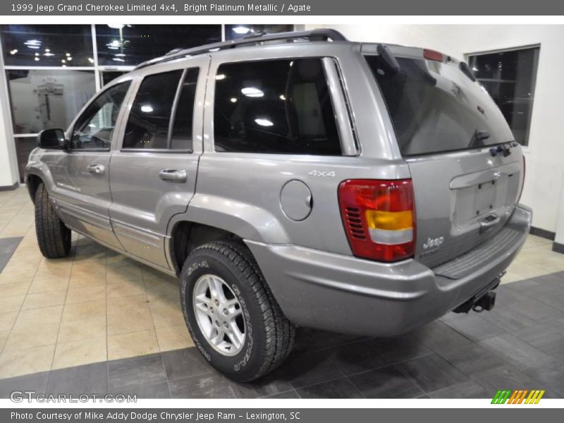 Bright Platinum Metallic / Agate 1999 Jeep Grand Cherokee Limited 4x4
