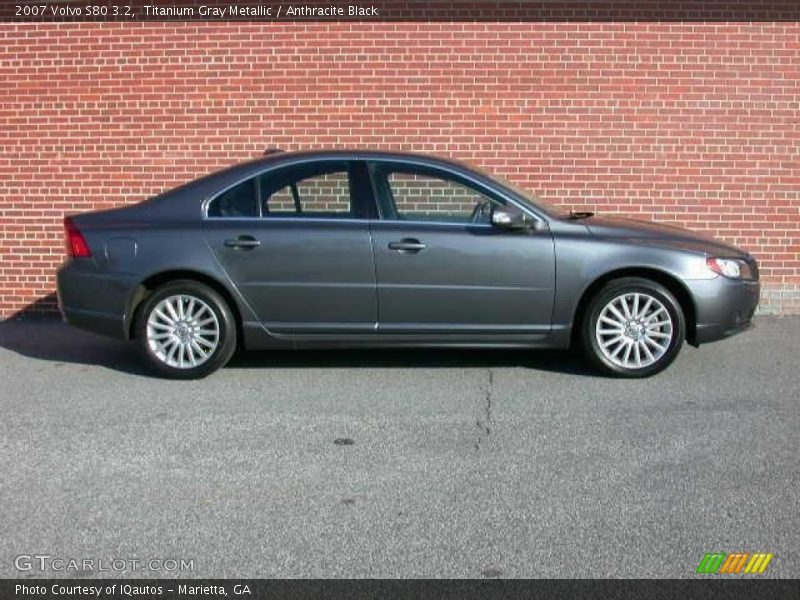 Titanium Gray Metallic / Anthracite Black 2007 Volvo S80 3.2