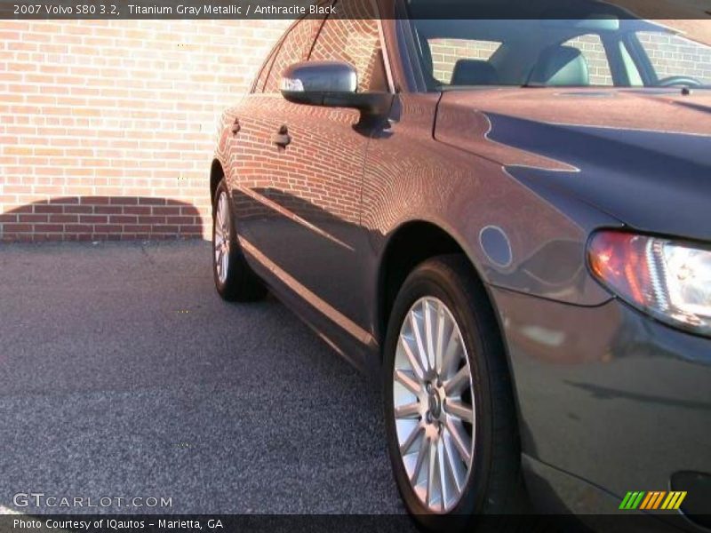 Titanium Gray Metallic / Anthracite Black 2007 Volvo S80 3.2