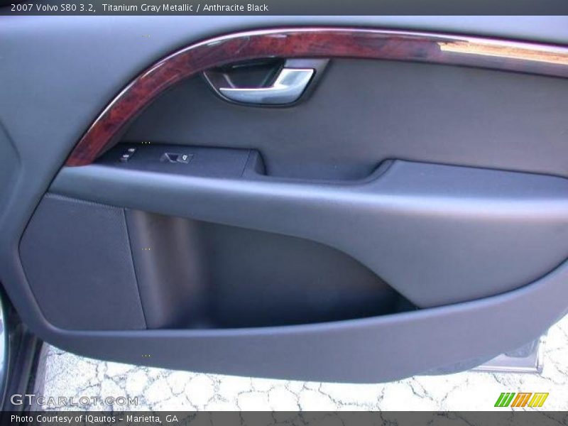 Titanium Gray Metallic / Anthracite Black 2007 Volvo S80 3.2