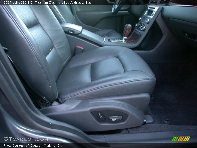 Titanium Gray Metallic / Anthracite Black 2007 Volvo S80 3.2