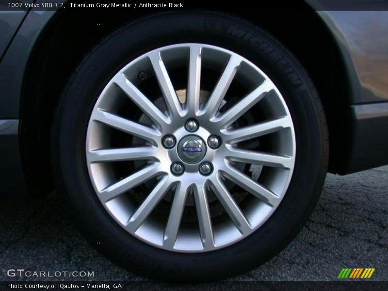 Titanium Gray Metallic / Anthracite Black 2007 Volvo S80 3.2