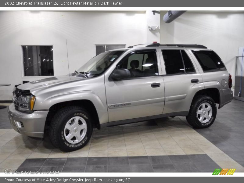 Light Pewter Metallic / Dark Pewter 2002 Chevrolet TrailBlazer LS