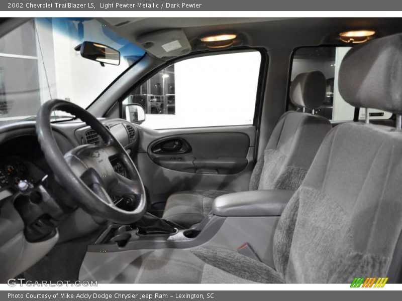 Light Pewter Metallic / Dark Pewter 2002 Chevrolet TrailBlazer LS