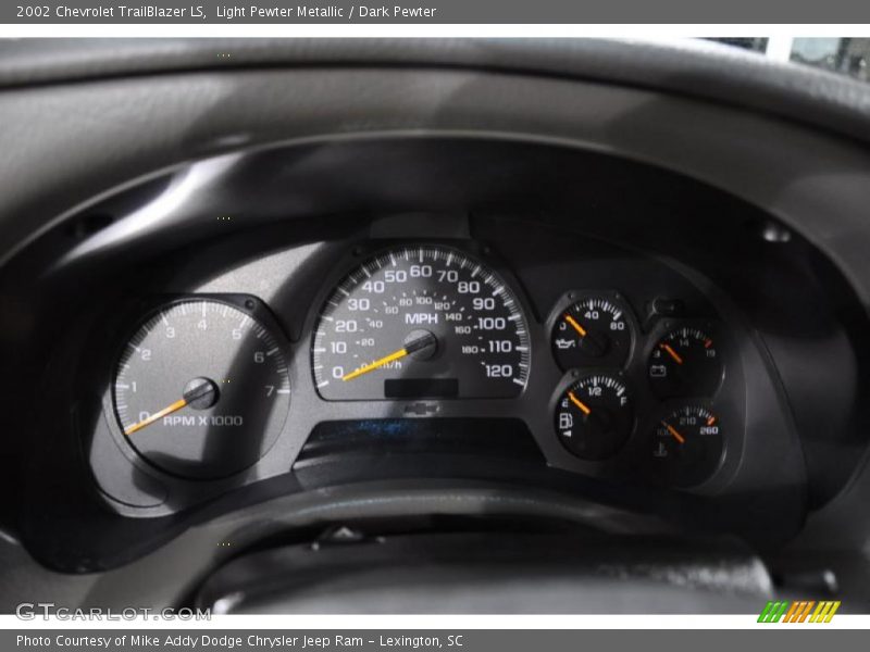 Light Pewter Metallic / Dark Pewter 2002 Chevrolet TrailBlazer LS