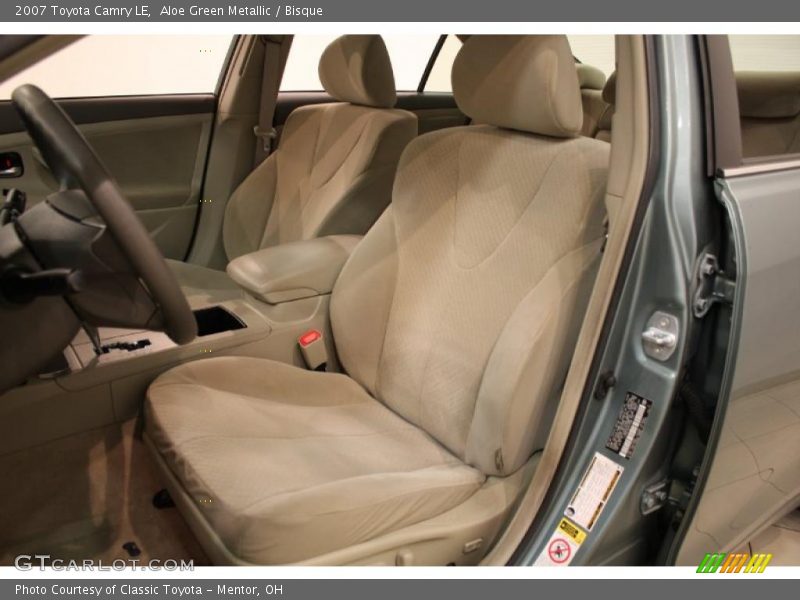 Aloe Green Metallic / Bisque 2007 Toyota Camry LE