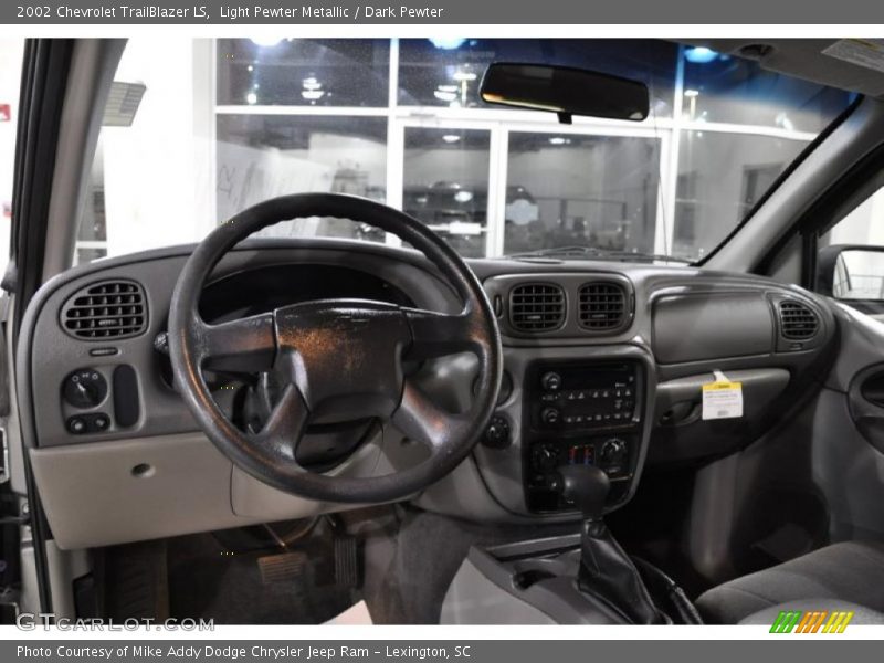 Light Pewter Metallic / Dark Pewter 2002 Chevrolet TrailBlazer LS