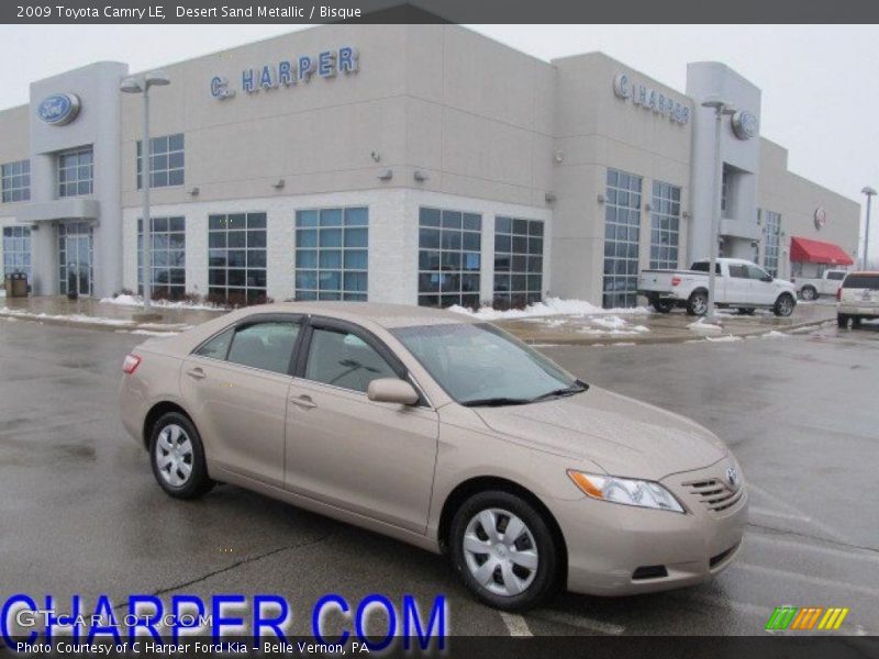Desert Sand Metallic / Bisque 2009 Toyota Camry LE