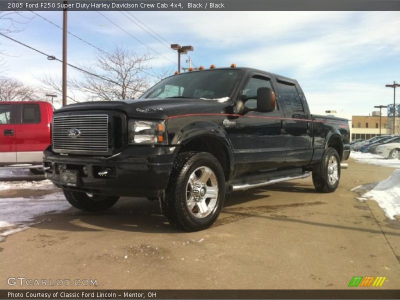 Black / Black 2005 Ford F250 Super Duty Harley Davidson Crew Cab 4x4