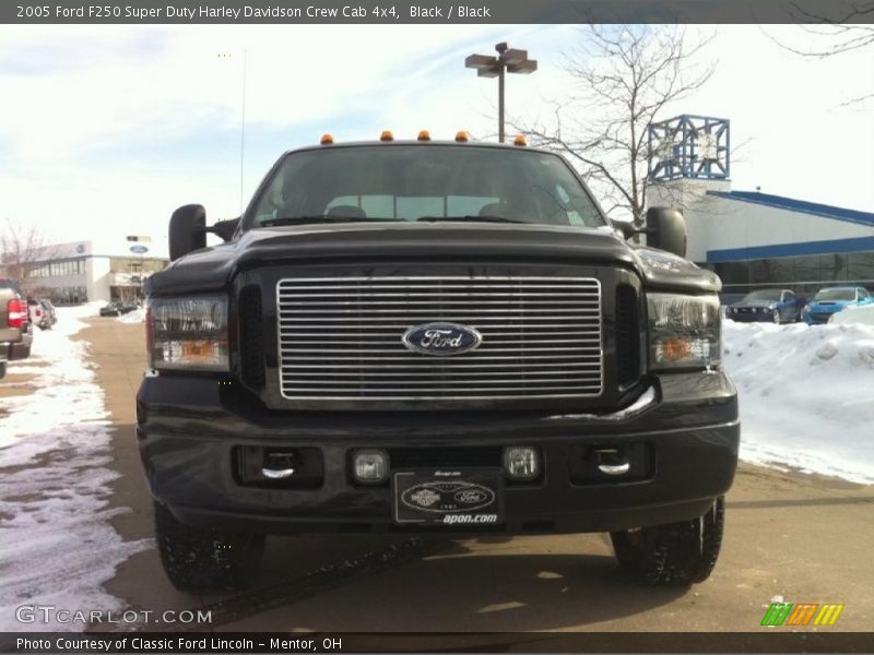 Black / Black 2005 Ford F250 Super Duty Harley Davidson Crew Cab 4x4