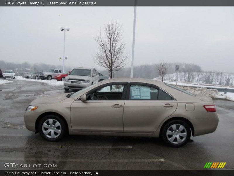 Desert Sand Metallic / Bisque 2009 Toyota Camry LE