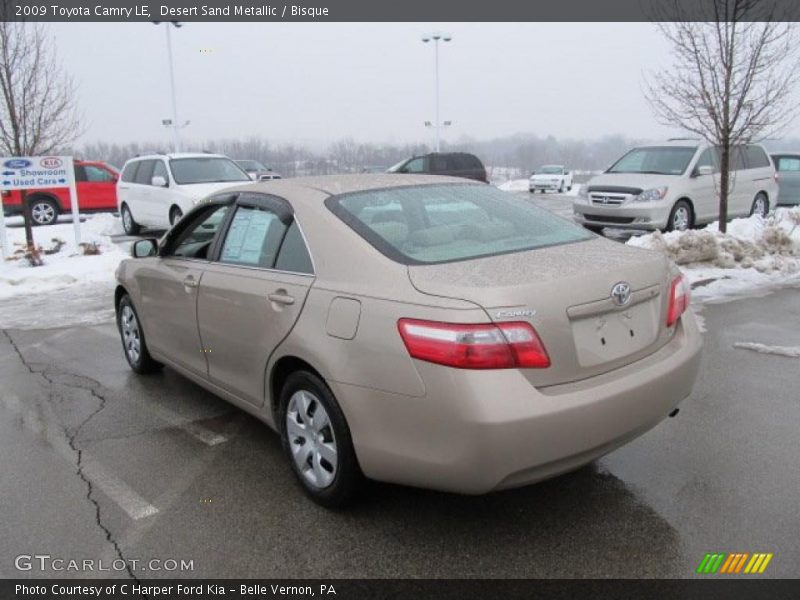 Desert Sand Metallic / Bisque 2009 Toyota Camry LE