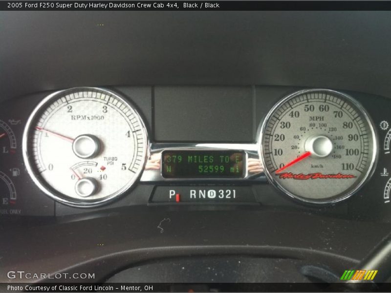 Black / Black 2005 Ford F250 Super Duty Harley Davidson Crew Cab 4x4