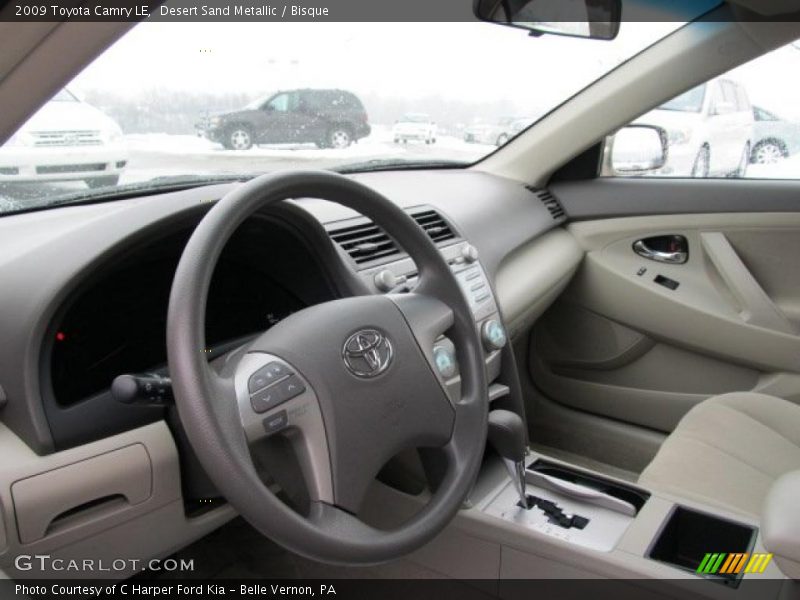 Desert Sand Metallic / Bisque 2009 Toyota Camry LE