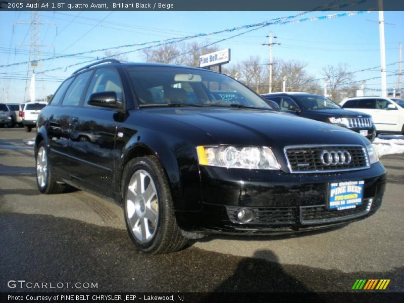 Brilliant Black / Beige 2005 Audi A4 1.8T quattro Avant