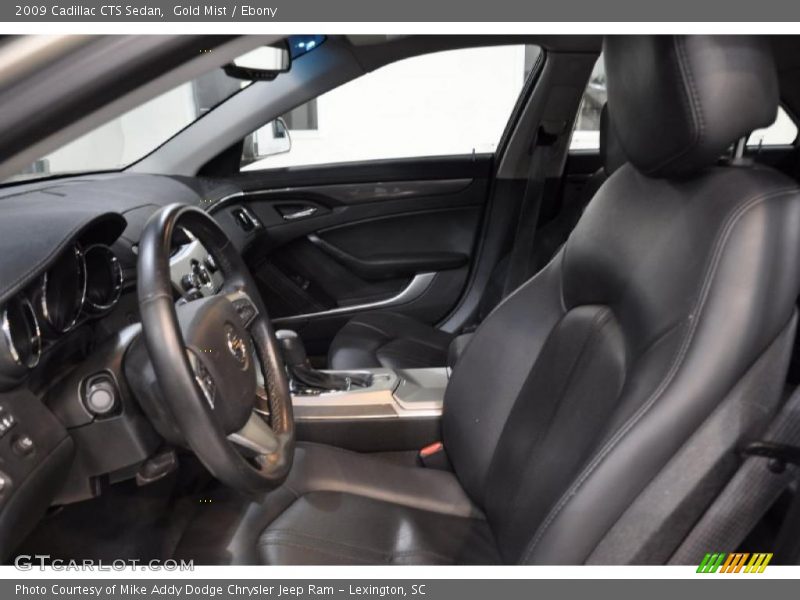 Gold Mist / Ebony 2009 Cadillac CTS Sedan