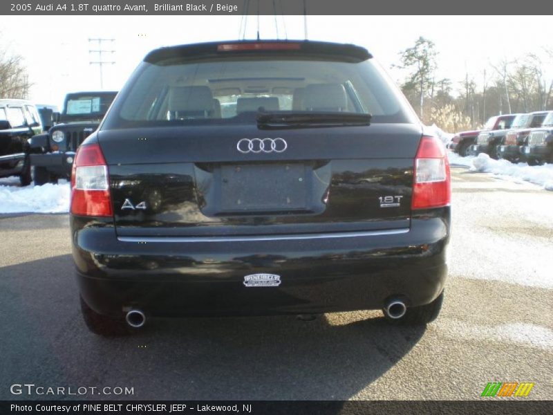 Brilliant Black / Beige 2005 Audi A4 1.8T quattro Avant