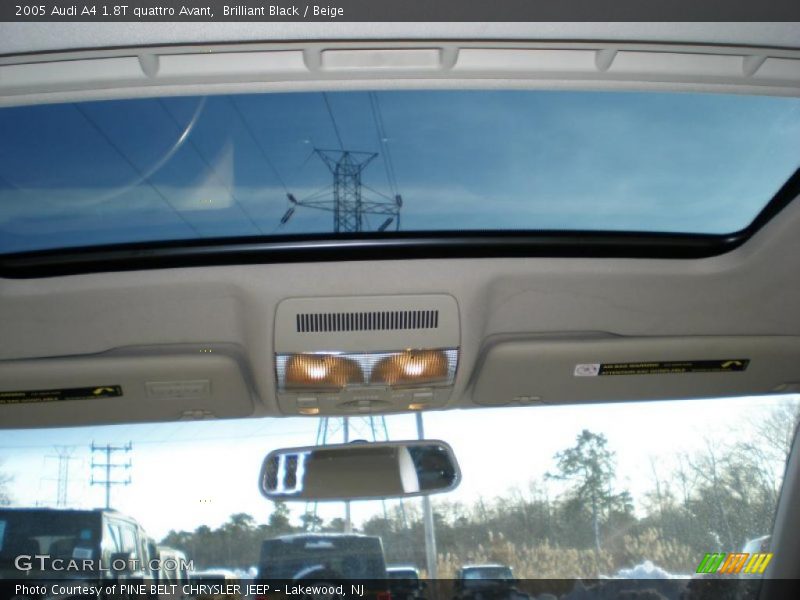 Brilliant Black / Beige 2005 Audi A4 1.8T quattro Avant