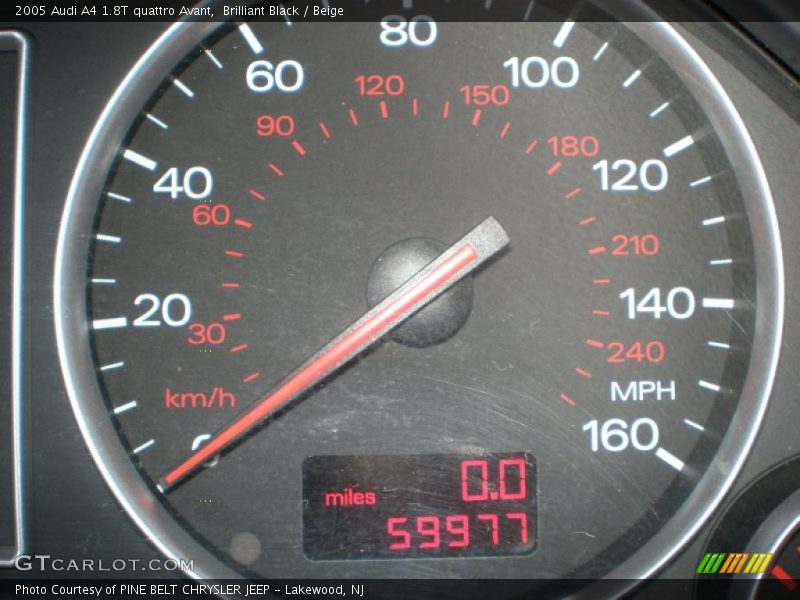 Brilliant Black / Beige 2005 Audi A4 1.8T quattro Avant