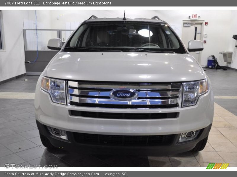 Light Sage Metallic / Medium Light Stone 2007 Ford Edge SEL