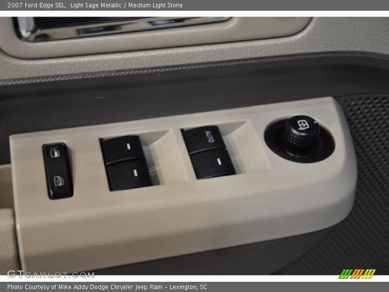 Light Sage Metallic / Medium Light Stone 2007 Ford Edge SEL