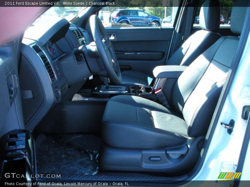 White Suede / Charcoal Black 2011 Ford Escape Limited V6