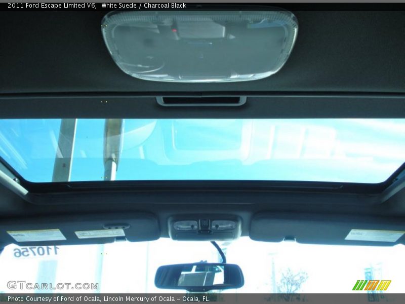 White Suede / Charcoal Black 2011 Ford Escape Limited V6