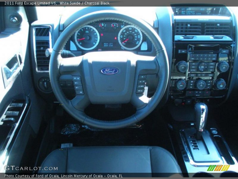 White Suede / Charcoal Black 2011 Ford Escape Limited V6