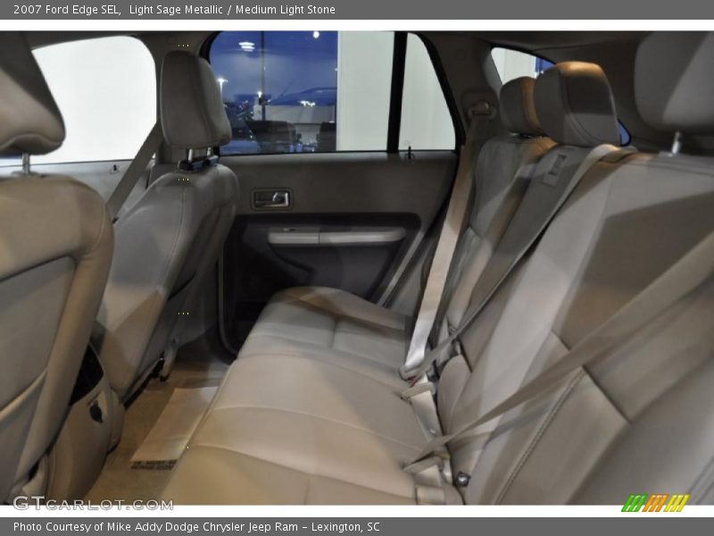 Light Sage Metallic / Medium Light Stone 2007 Ford Edge SEL