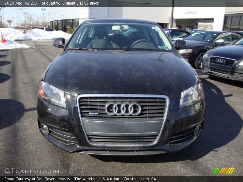 Brilliant Black / Black 2010 Audi A3 2.0 TFSI quattro