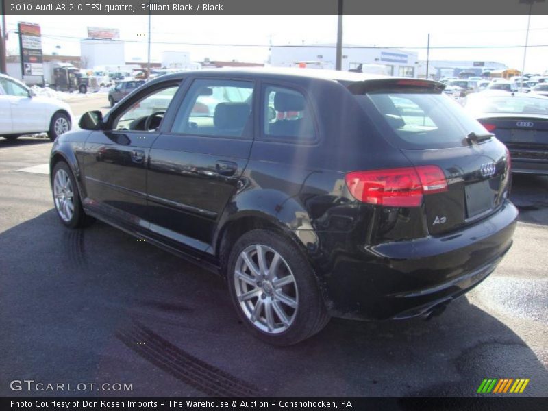 Brilliant Black / Black 2010 Audi A3 2.0 TFSI quattro