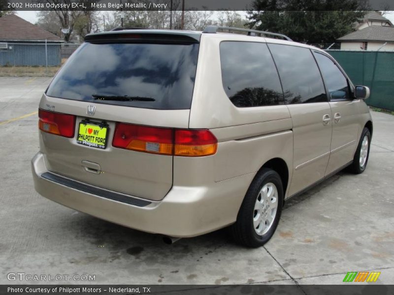 Mesa Beige Metallic / Ivory 2002 Honda Odyssey EX-L