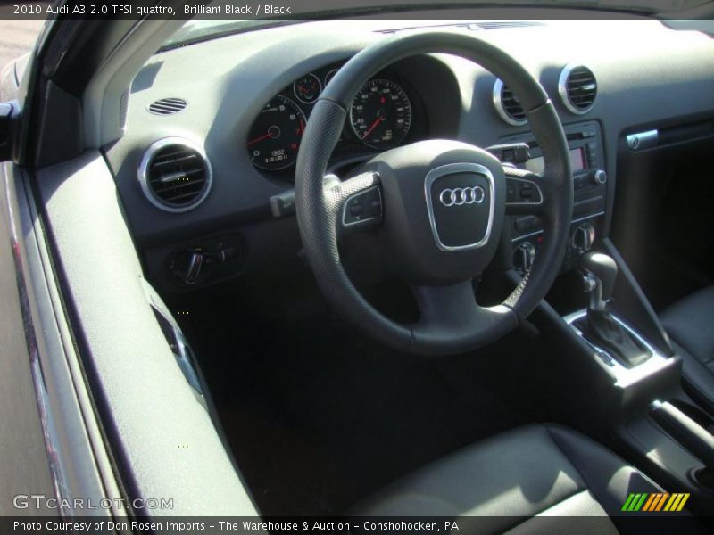 Brilliant Black / Black 2010 Audi A3 2.0 TFSI quattro