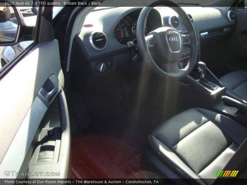 Brilliant Black / Black 2010 Audi A3 2.0 TFSI quattro