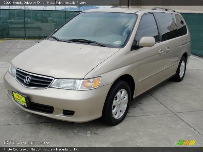 Mesa Beige Metallic / Ivory 2002 Honda Odyssey EX-L