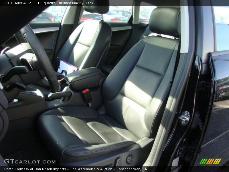 Brilliant Black / Black 2010 Audi A3 2.0 TFSI quattro