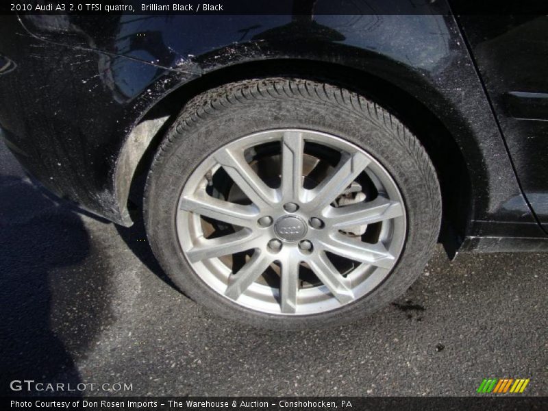 Brilliant Black / Black 2010 Audi A3 2.0 TFSI quattro