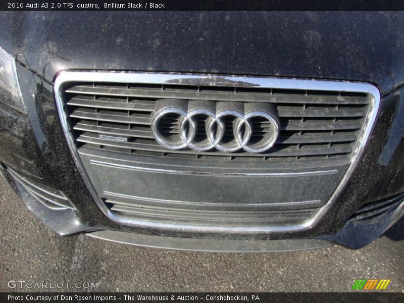 Brilliant Black / Black 2010 Audi A3 2.0 TFSI quattro