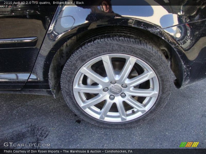 Brilliant Black / Black 2010 Audi A3 2.0 TFSI quattro