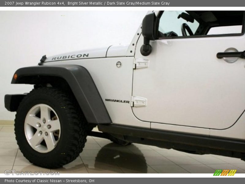 Bright Silver Metallic / Dark Slate Gray/Medium Slate Gray 2007 Jeep Wrangler Rubicon 4x4