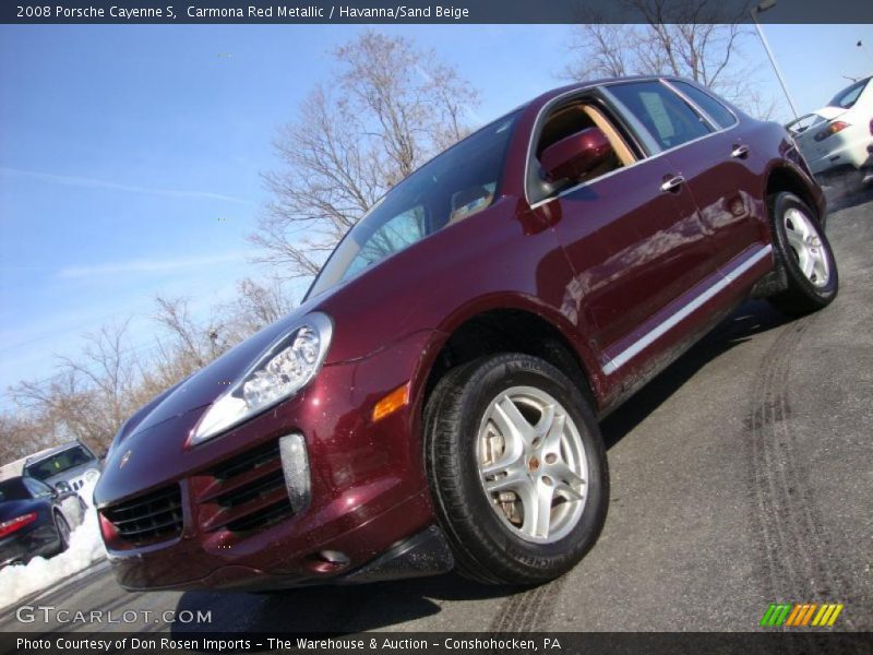 Front 3/4 View of 2008 Cayenne S