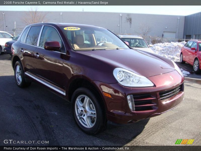  2008 Cayenne S Carmona Red Metallic