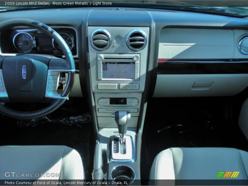Moss Green Metallic / Light Stone 2009 Lincoln MKZ Sedan