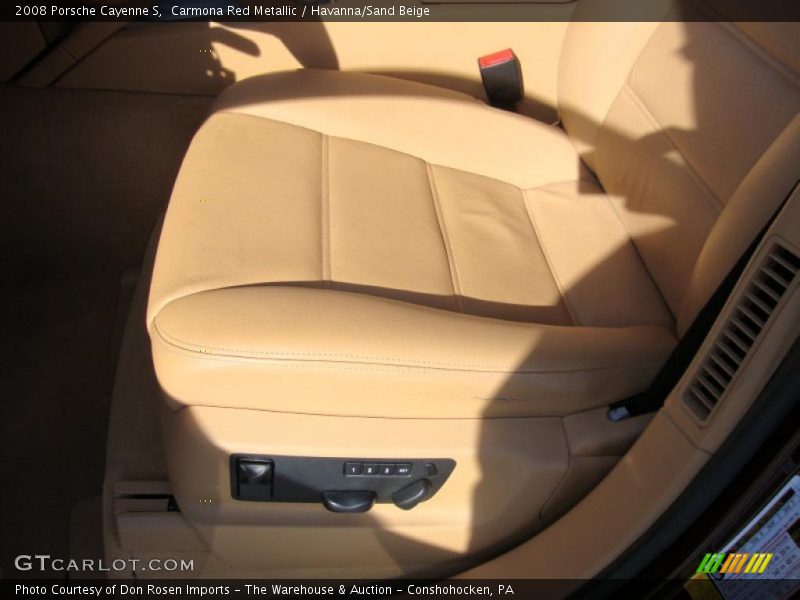 Carmona Red Metallic / Havanna/Sand Beige 2008 Porsche Cayenne S