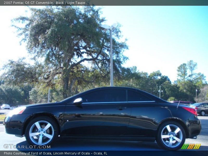 Black / Light Taupe 2007 Pontiac G6 GT Convertible